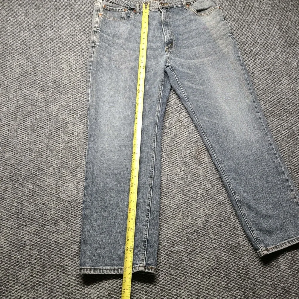 Y2k Levi Strauss Signature Jeans Mens 40x30 Blue Athletic Fit Denim Light Wash